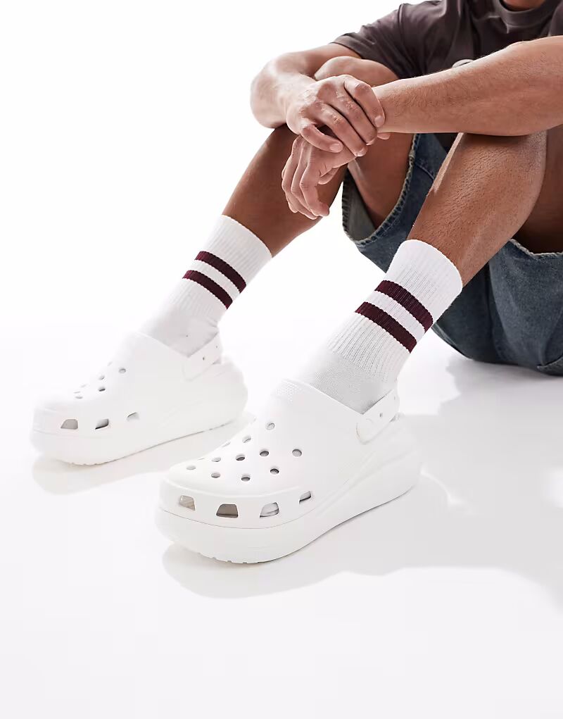 Сабо Crocs Crush белого цвета
