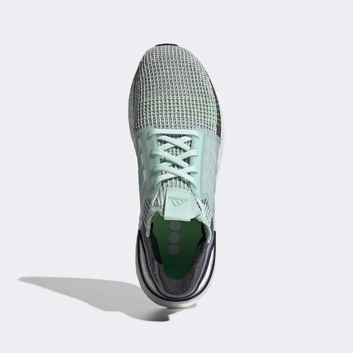 Мужские беговые кроссовки Adidas Ultraboost 19, Ice Mint Grey — фото 4