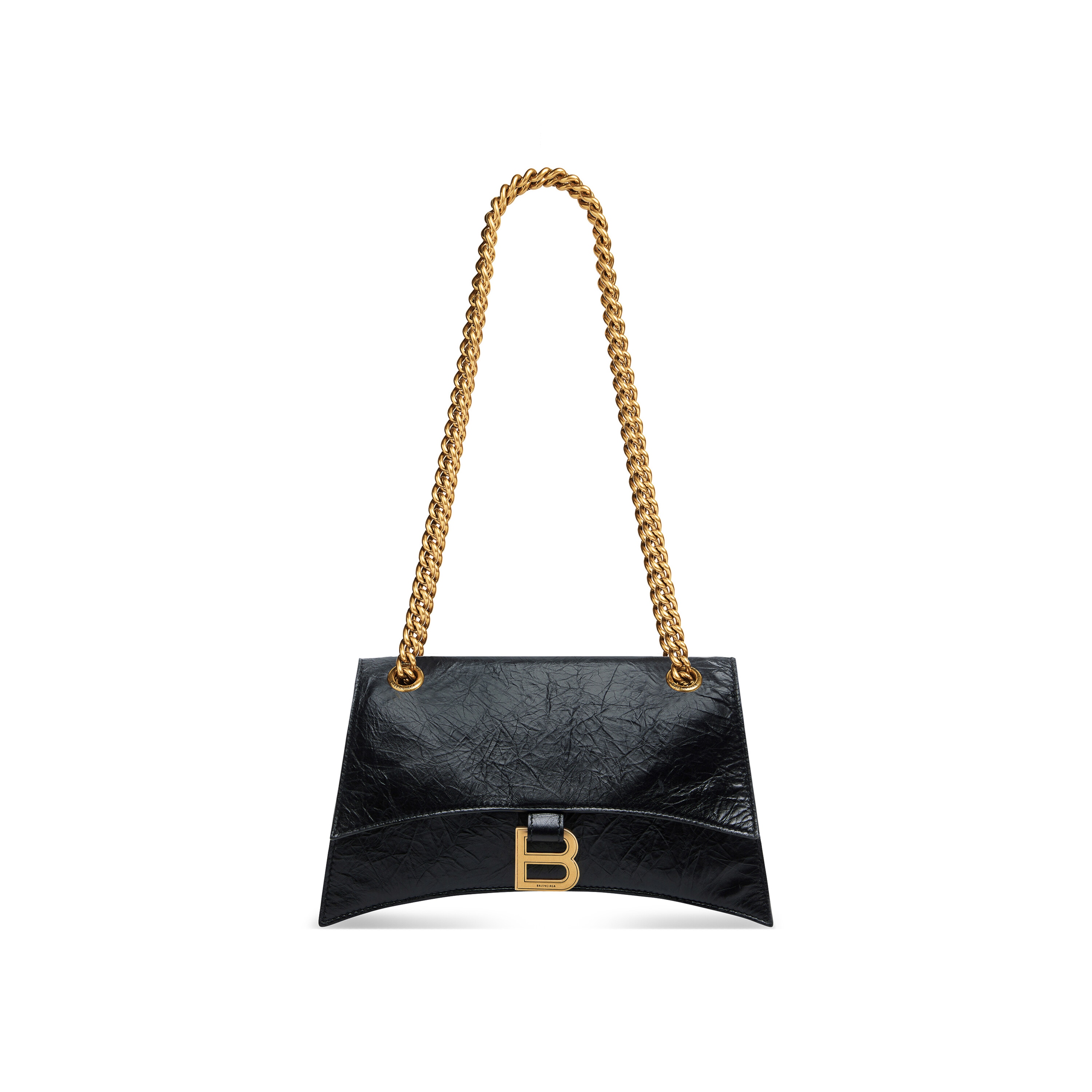 

Сумка-цепочка Crush Small BALENCIAGA, черный