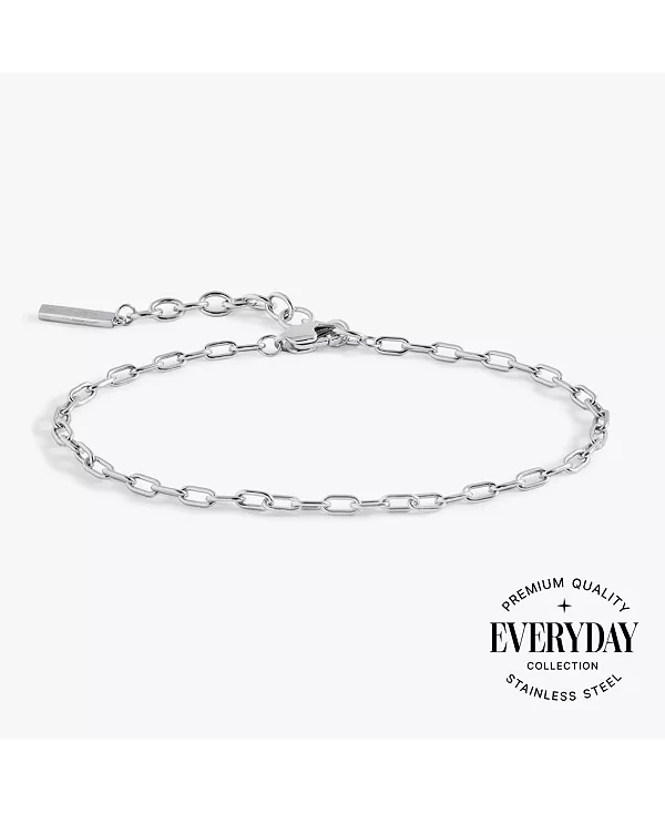 

Повседневный браслет-цепочка из скрепок Alex And Ani, silver