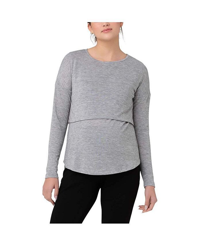 

Топ для кормления Nora Lift Up, серебристый Marle Ripe Maternity, серый