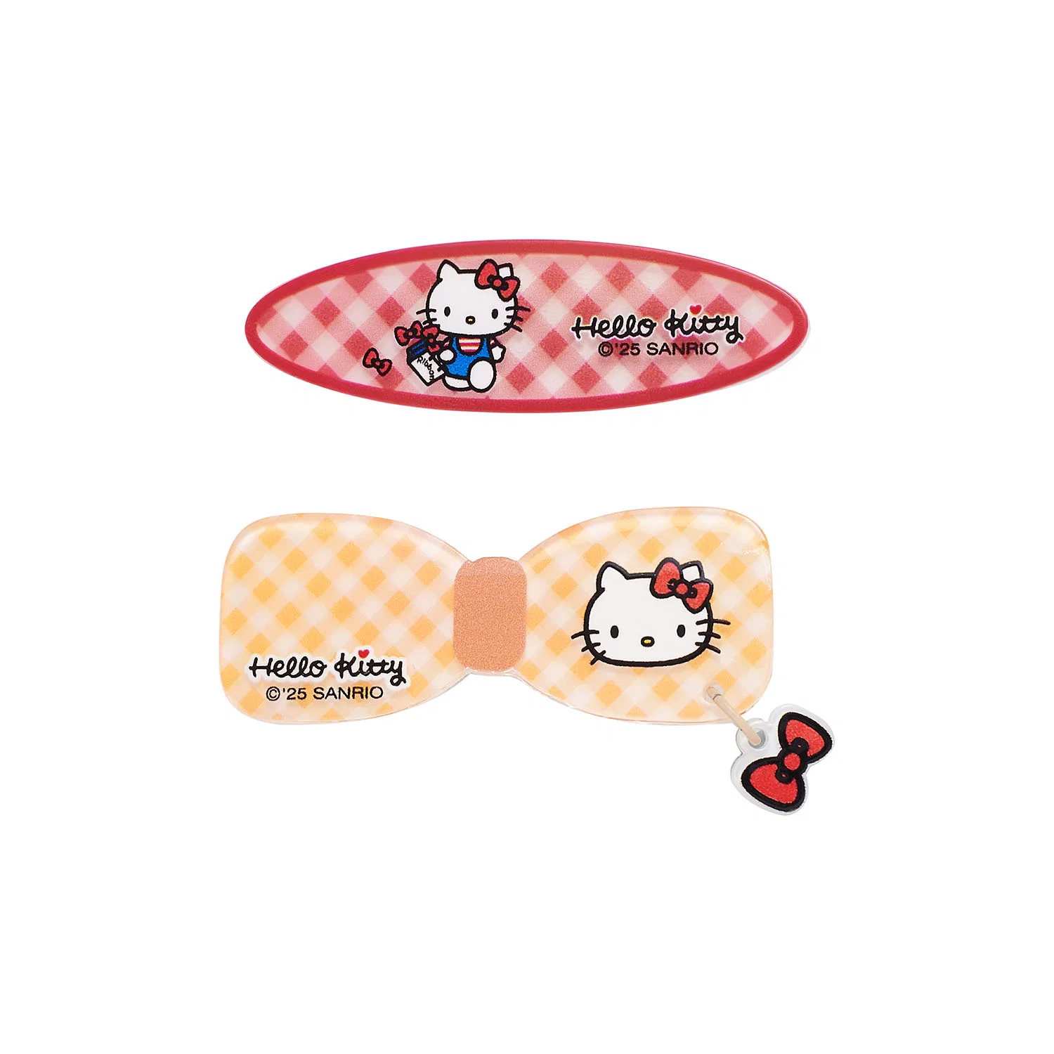 Заколки для волос Hello Kitty Sanrio акриловые