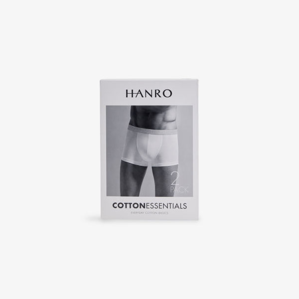 

Трусы-боксеры Hanro из хлопкового джерси базовые 2 шт, мультиколор