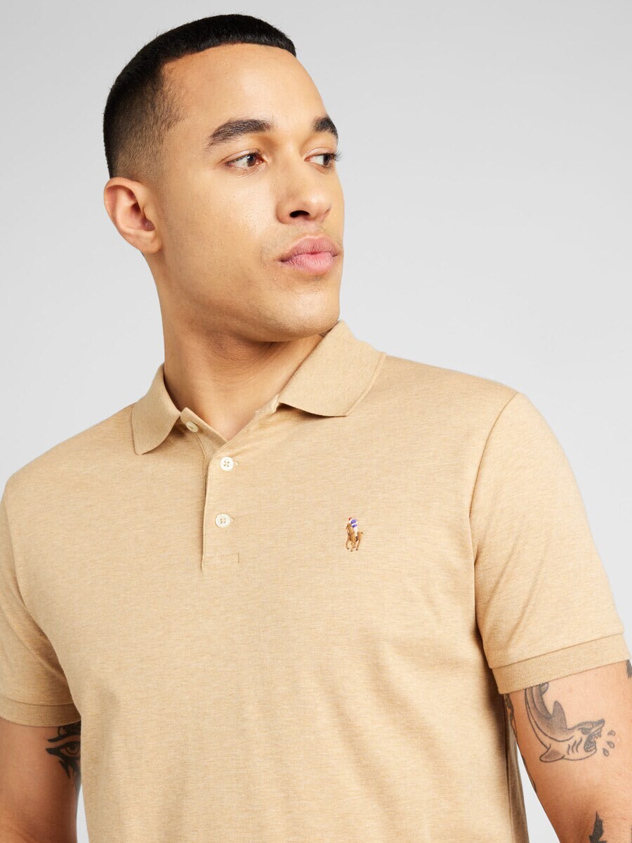 Футболка Polo Ralph Lauren, кэмел — фото 3