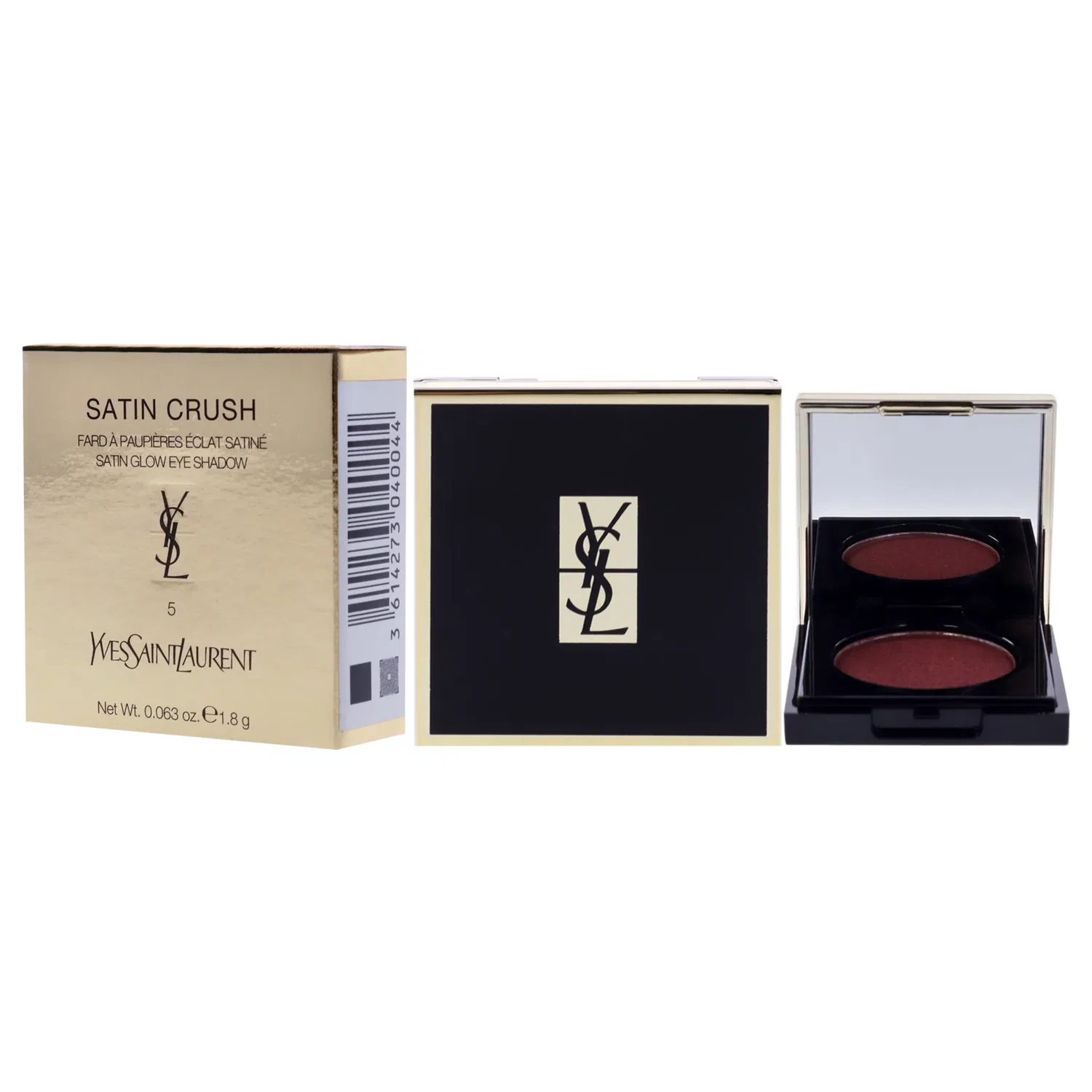 Монотени для век Satin Crush Mono Eyeshadow - 5 Radical Rust от Yves Saint Laurent (унисекс) - 0,063 унции — фото 4