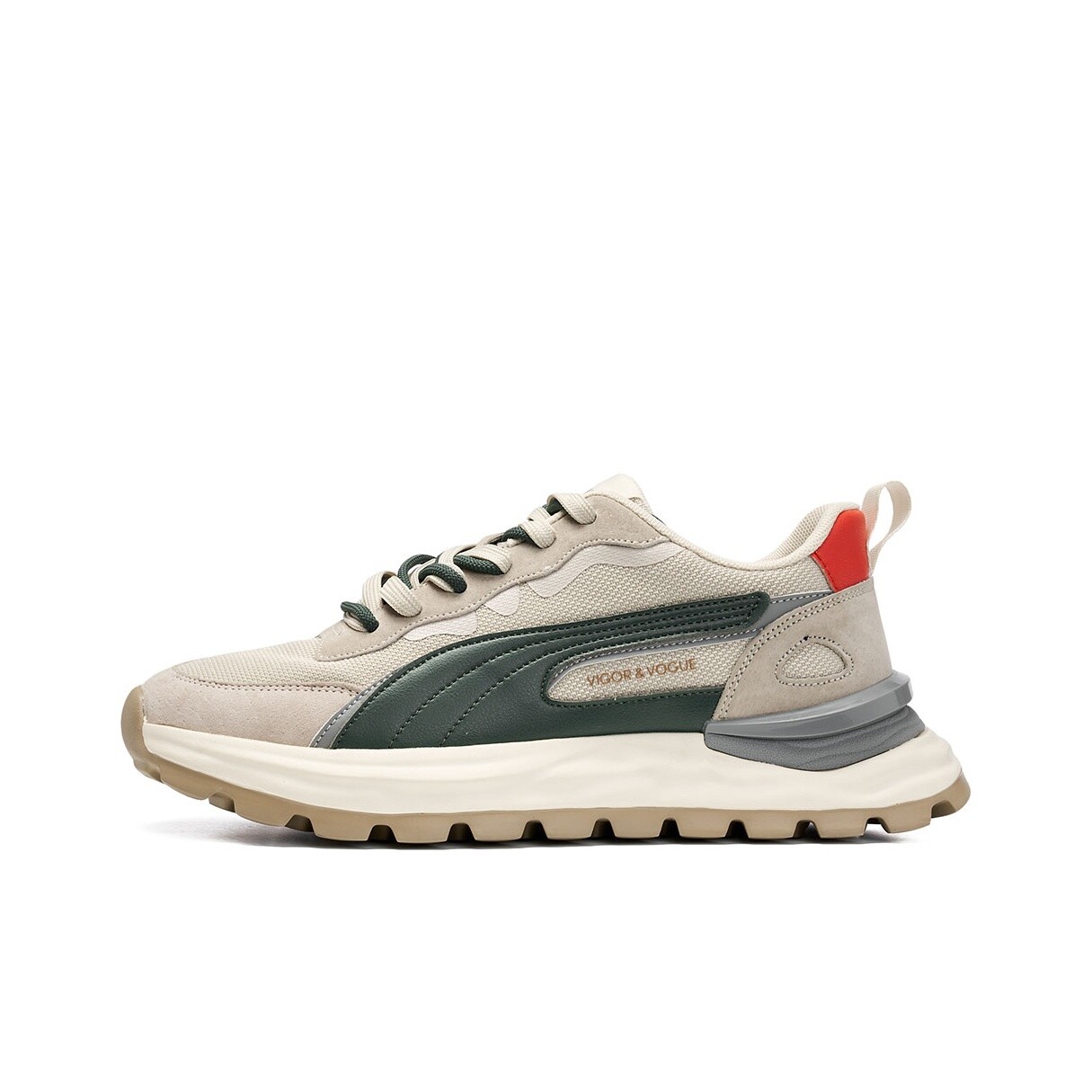 

Кроссовки мужские Lifestyle Shoes Men Low-Top Josiny, хаки