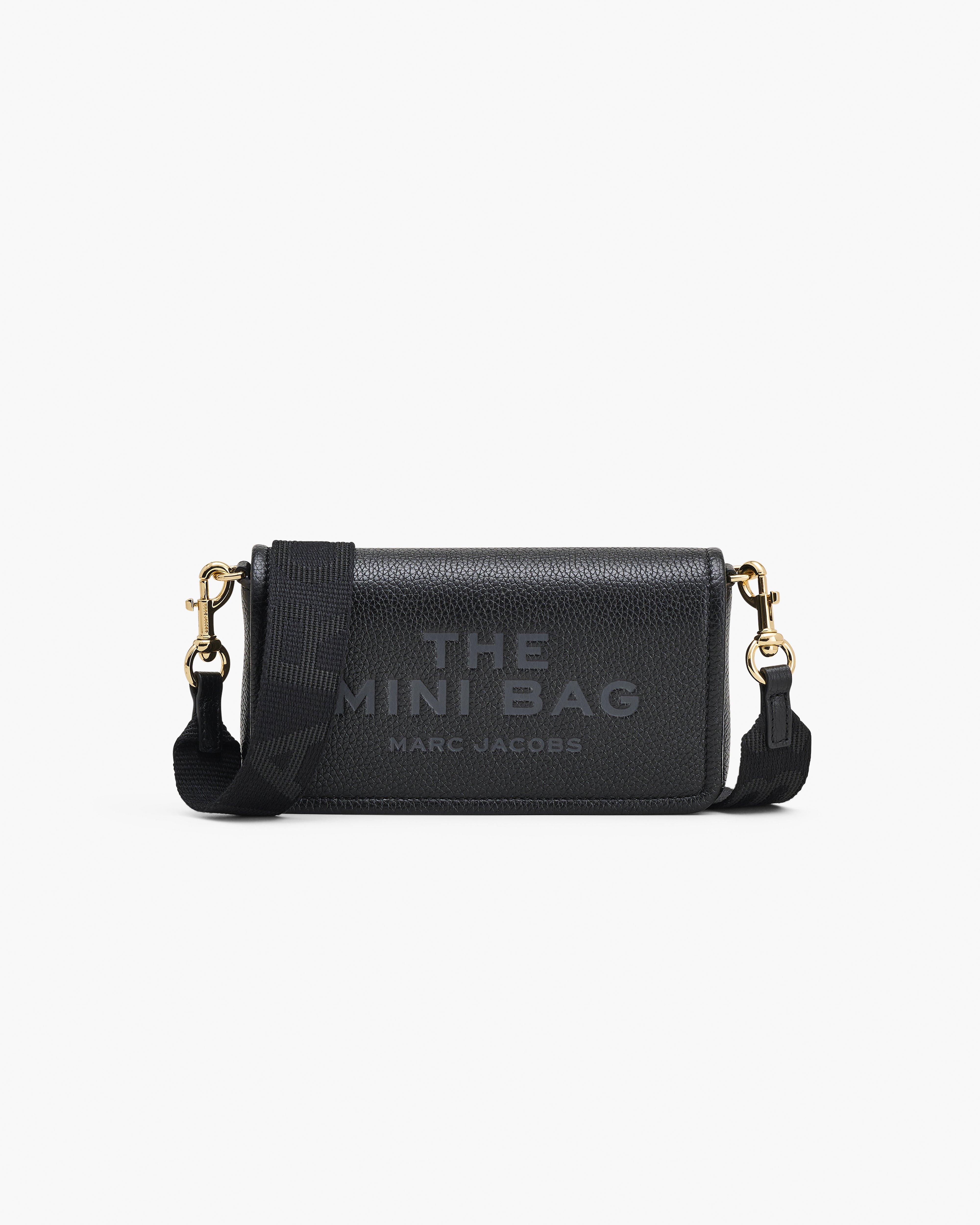 

Кожаная мини-сумка Marc Jacobs, черный