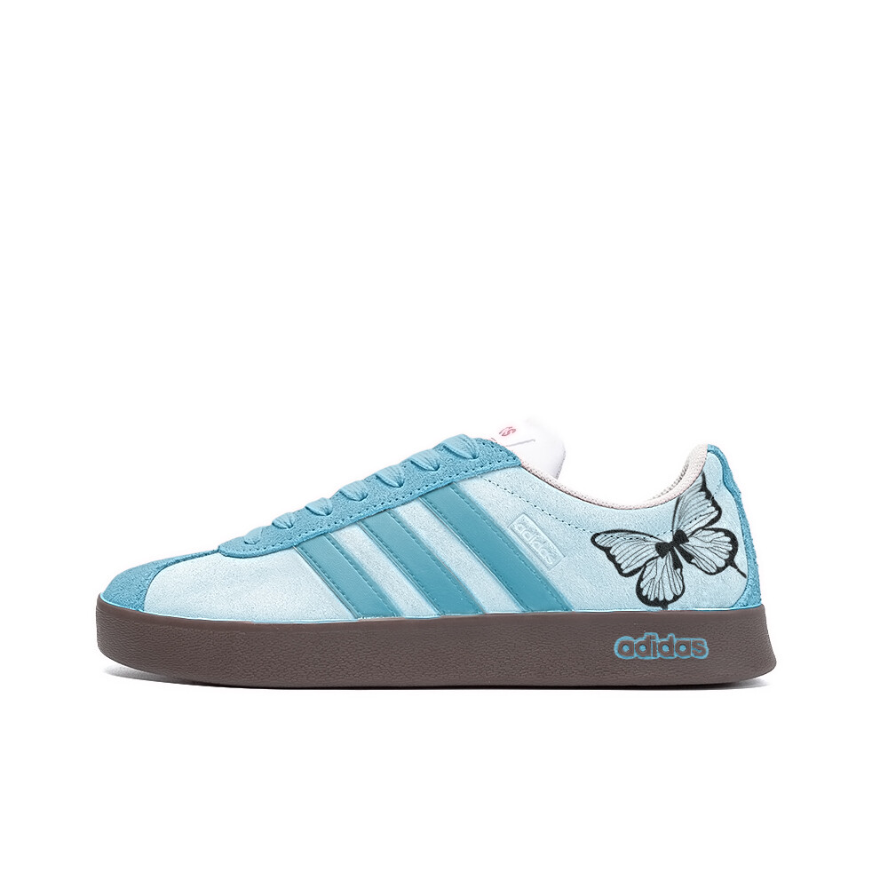 

Кроссовки adidas neo Skateboarding Shoes Unisex Low-top Black, голубой, Синий, Кроссовки adidas neo Skateboarding Shoes Unisex Low-top Black, голубой