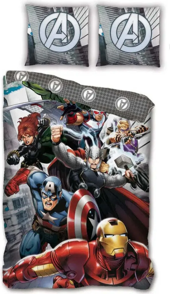 

Комплект постельного белья MARVEL, черный