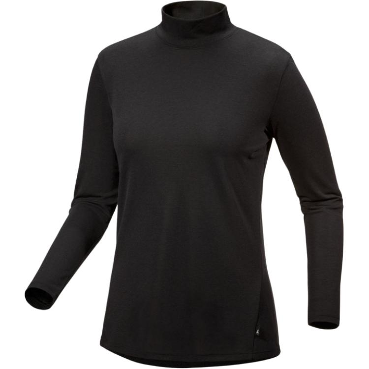 Футболки LUMIN женские, полуводолазка, средней высоты, другие Arcteryx, черный — фото 3