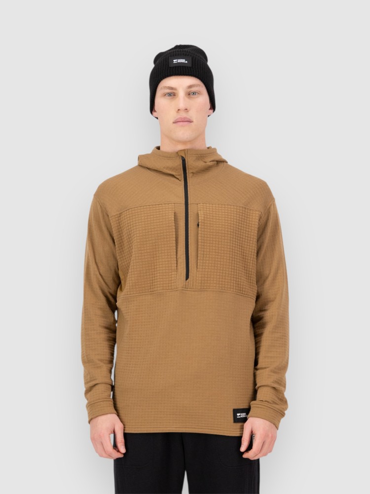 

Спортивная куртка Mons Royale Offgrid Merino Fleece 1/2 Fleecejacke, toffee