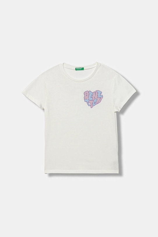 

Детская хлопковая футболка United Colors Of Benetton, белый