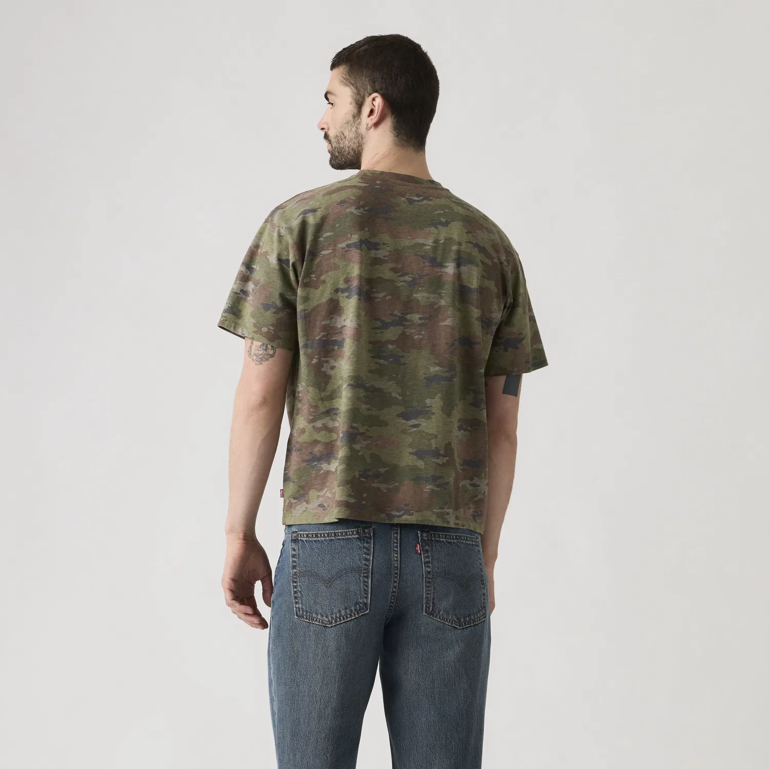 Футболка свободного кроя с графическим принтом Levi's, Green — фото 4