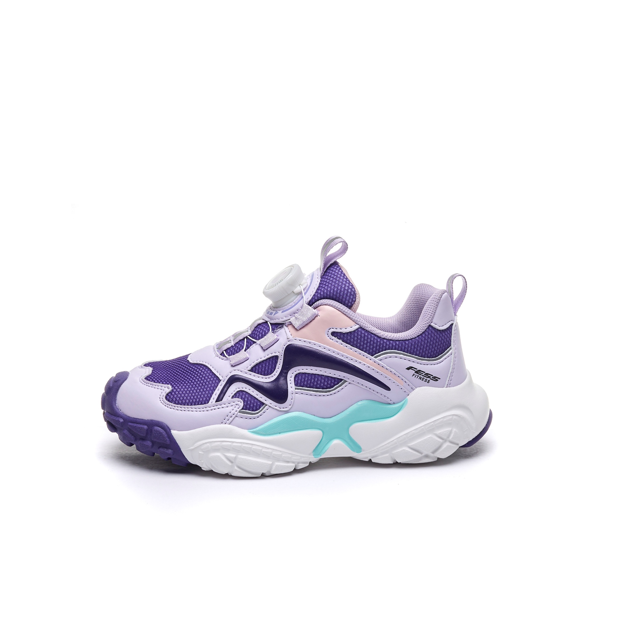 

Кроссовки для бега с низким верхом, противоскользящие, устойчивые к истиранию и ударам, дышащие, детские Miffy, фиолетовый