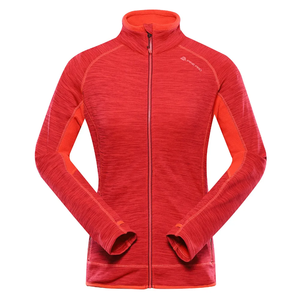 

Флис Alpine Pro Onneca full zip, красный