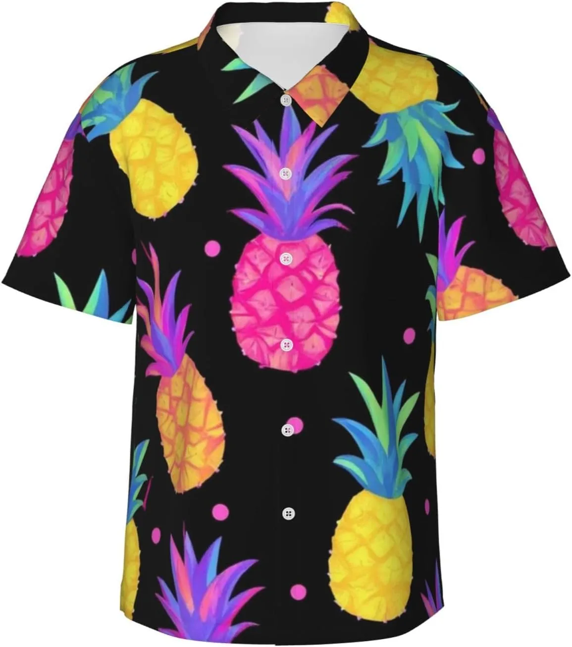 

Мужская рубашка с коротким рукавом Casual Button Down летняя гавайская WOEZKEX