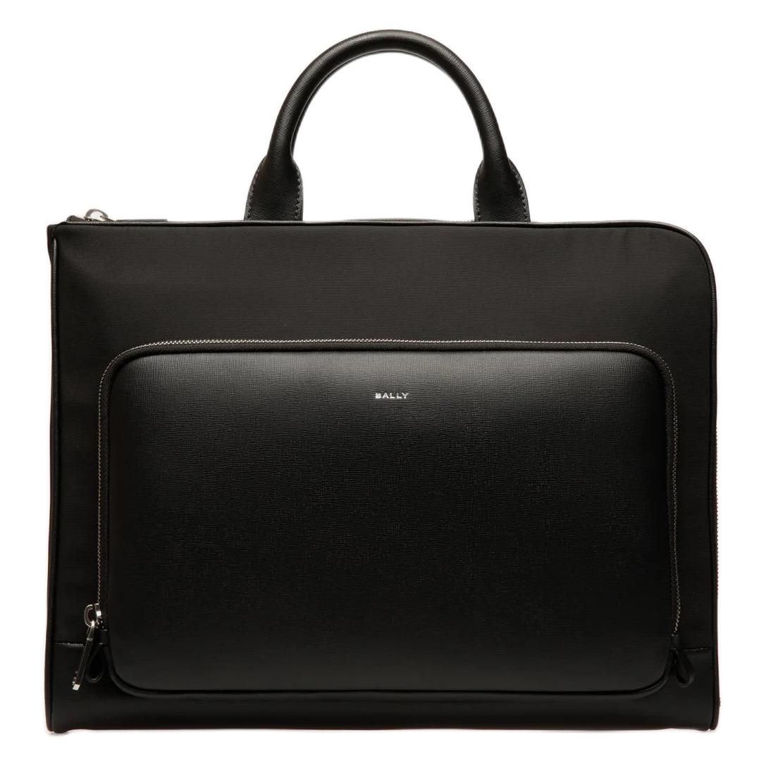 

BALLY Кожаная мужская сумка через плечо черная
