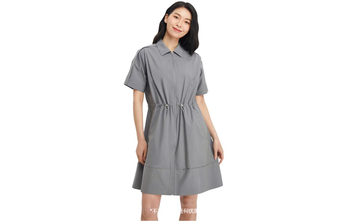 

SS24 Платье с коротким рукавом женское KOLON SPORT, серый