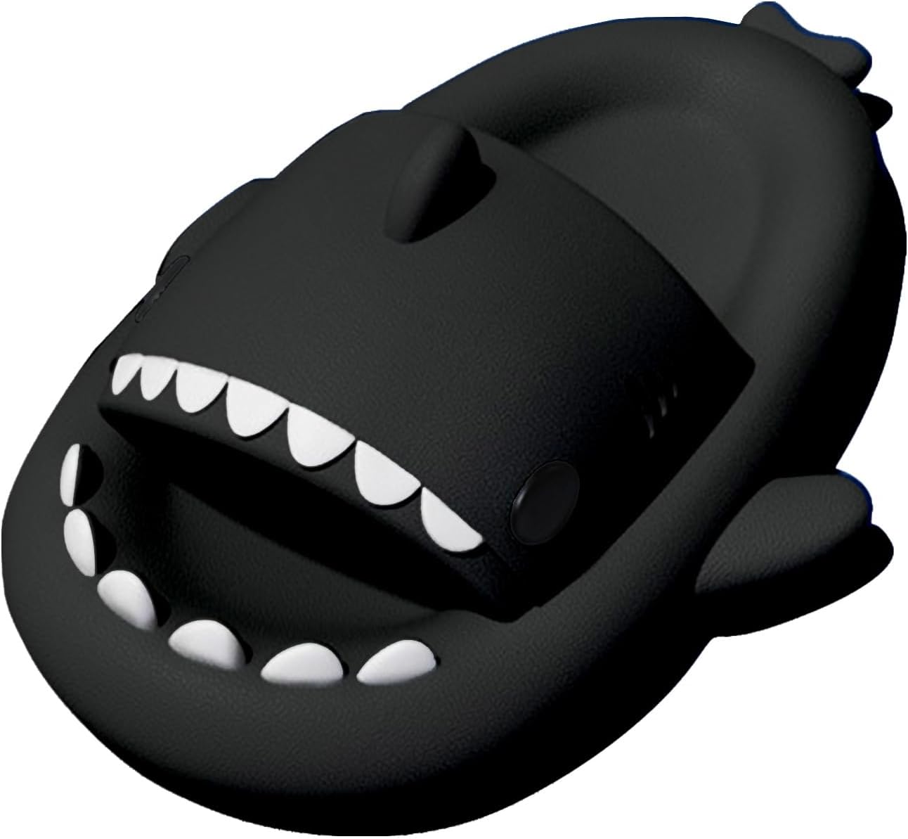 

Шлепанцы rosyclo Shark для женщин и мужчин, милые тапочки с акулой для взрослых и молодежи, мягкие легкие летние с антискользящей толстой подошвой, для пляжа, дома, с амортизирующей подошвой, для душа, для улицы и дома, черный