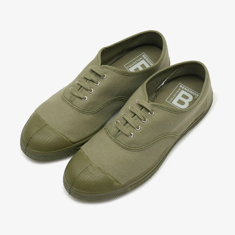 Мужские низкие кеды Tennis Colorsole цвета хаки от Bensimon