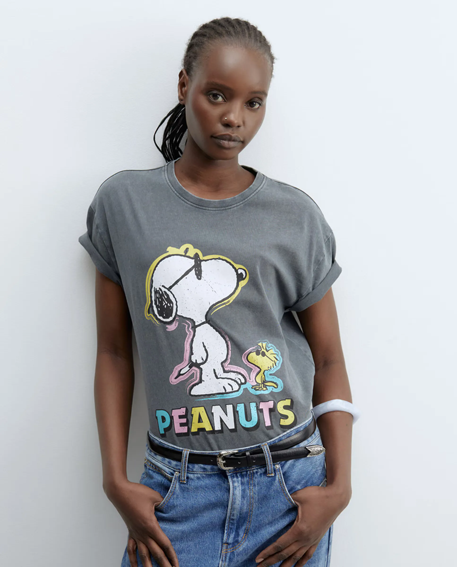 

Футболка Snoopy и Woodstock Sfera, темно-серый