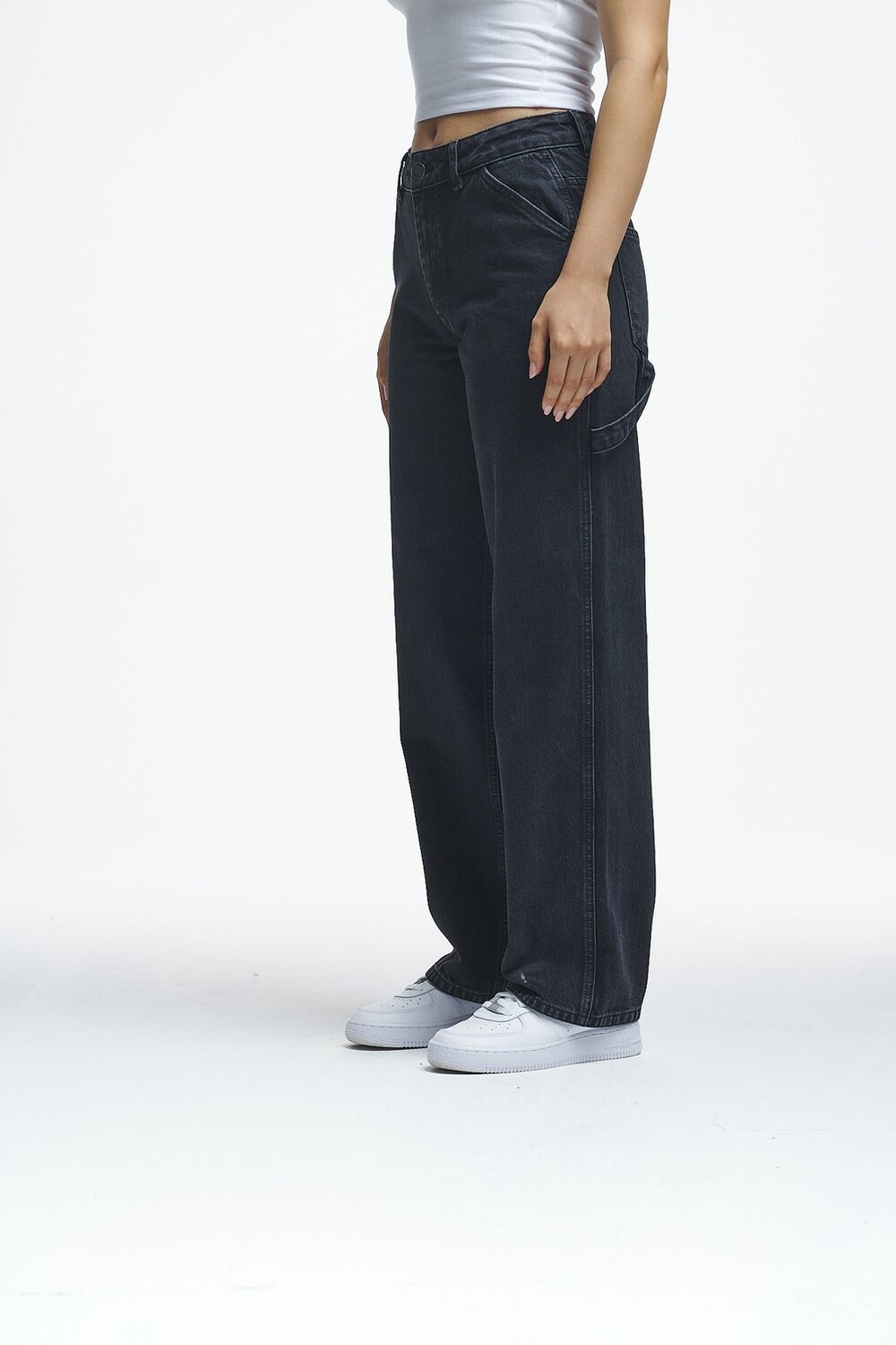 

Джинсы свободного кроя ANELA WORKER BAGGY 2Y Studios, цвет black