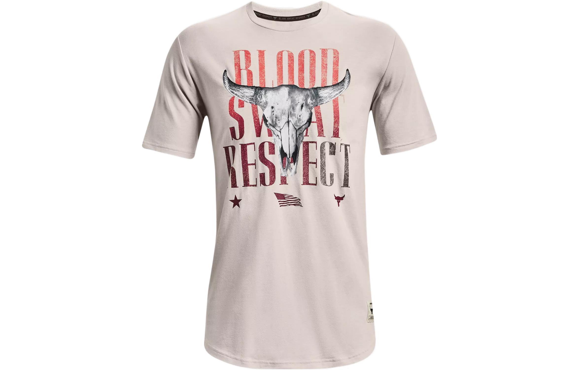 

Under Armour Футболка Johnson Set in Sleeve мужская Agate White