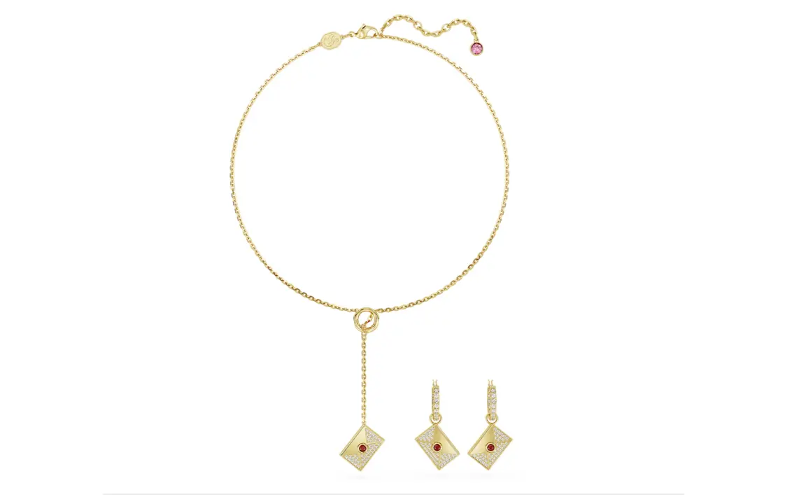 

Swarovski Фальш-кристалл ожерелье для женщин pink