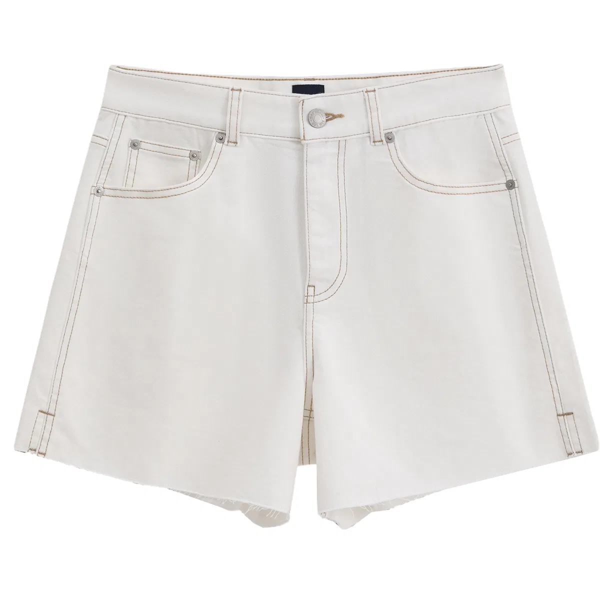 Джинсовые шорты GAP Ivory White