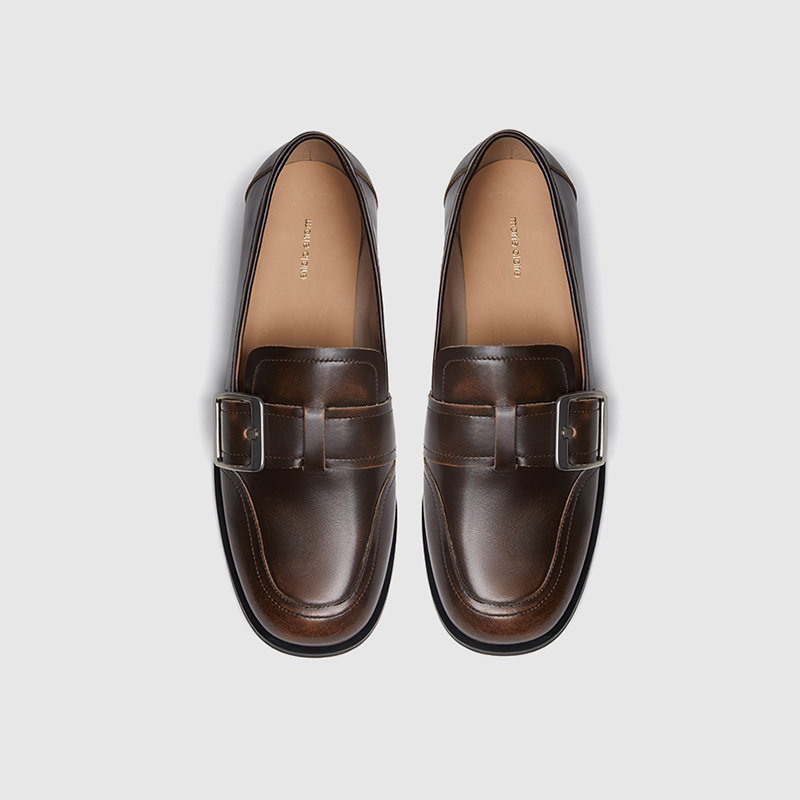 Лоферы женские Lava Nama Chocolate Brown/Midnight Paris Black Marie Claire, Lava Nama Chocolate Brown 644-31238 — фото 4