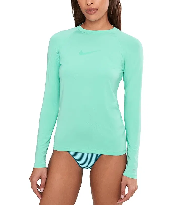 Футболка Nike Dri-FIT UV Long Sleeve Hydroguard, Bleached Turquoise