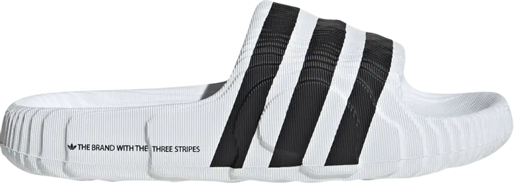 

Кроссовки Adilette 22 Slide 'White Black', белый, Серый, Кроссовки Adilette 22 Slide 'White Black', белый