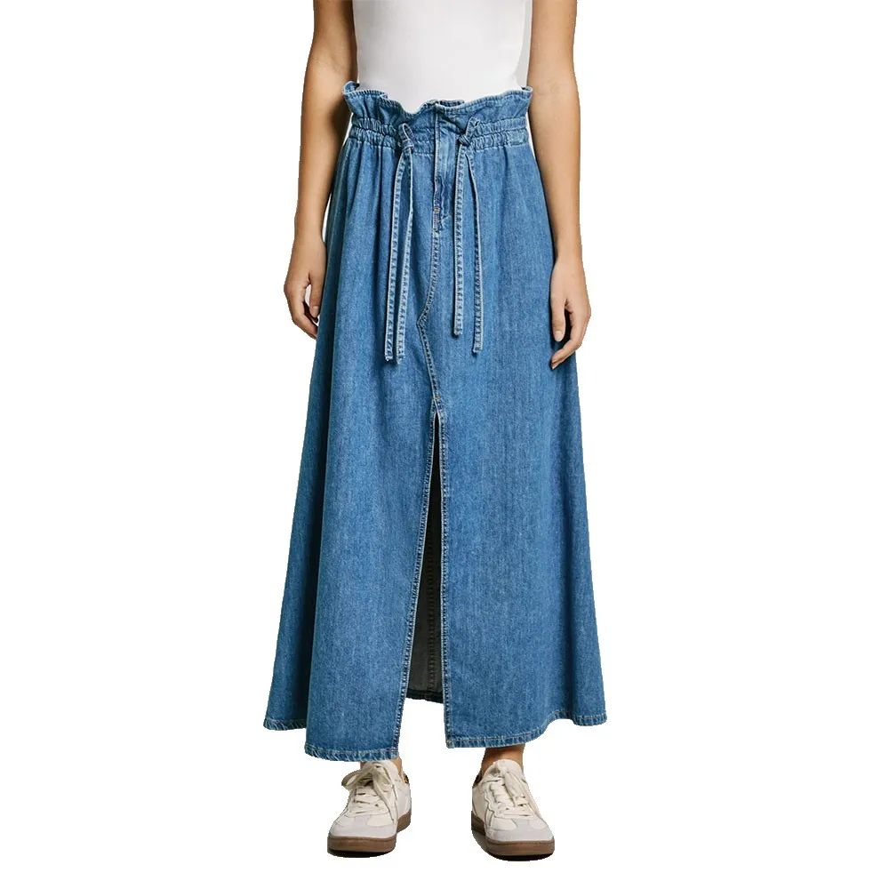 

Юбка Pepe Jeans Maxi long skirt, синий
