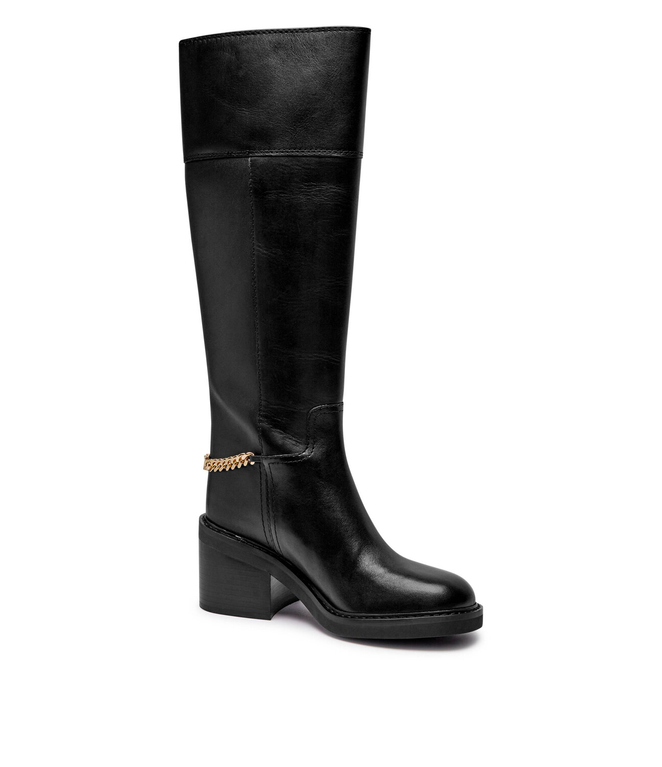 Кожаные сапоги Michael Kors largo CARLISLE, черный