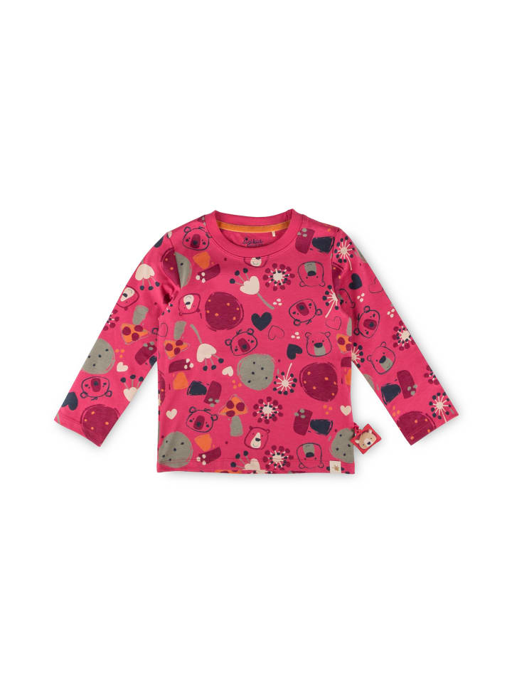 

Рубашка с длинным рукавом Fancy Forest розового цвета Sigikid