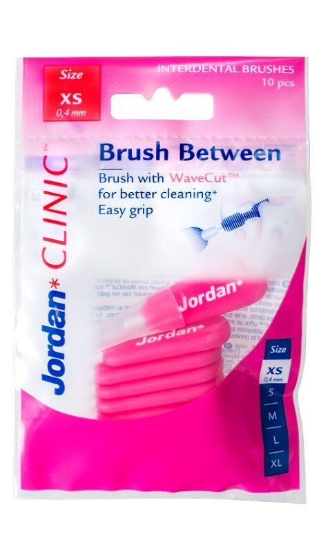 

Jordan Clinic Brush Between XS зубная щетка, 10 op.