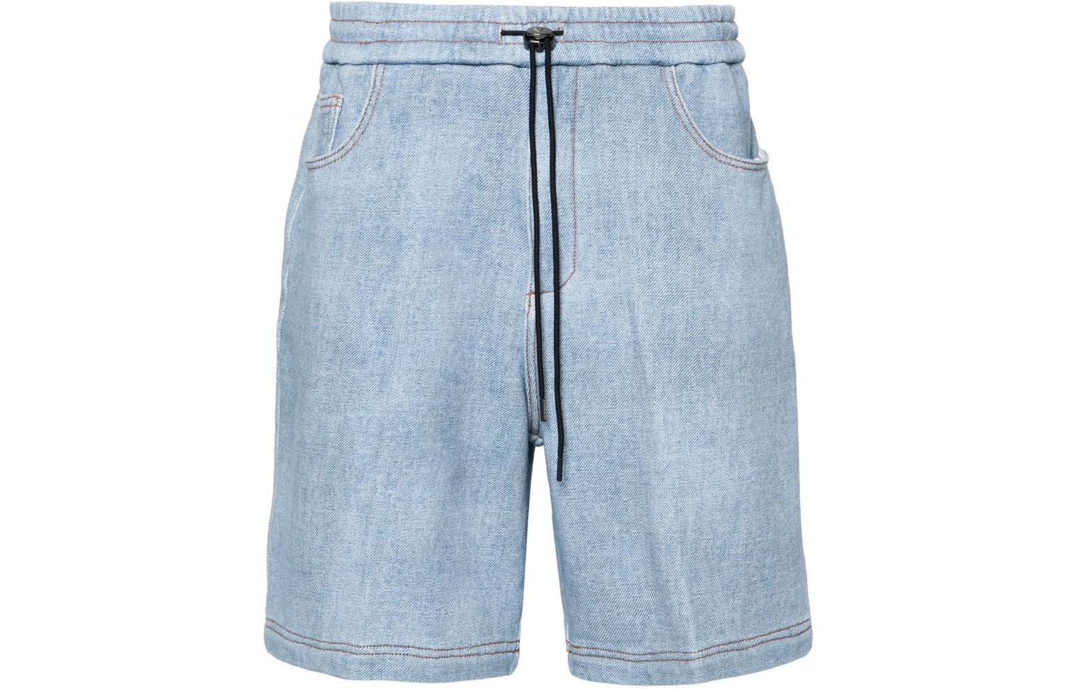 

EMPORIO ARMANI Джинсовые шорты мужские синие SS24