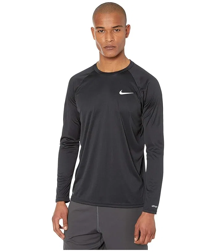 Плавательная Лонгслив Nike Essential Long Sleeve Hydroguard, Black