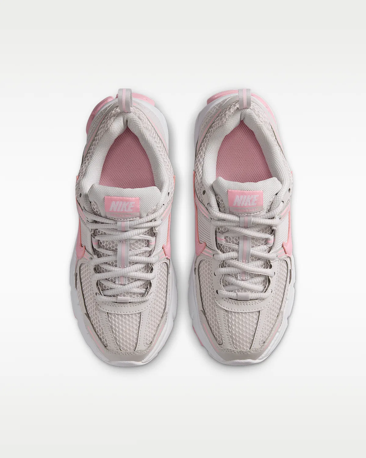 Детские кроссовки с отражающими элементами Nike Vomero 5, Vast Grey/White/White/Medium Soft Pink — фото 4