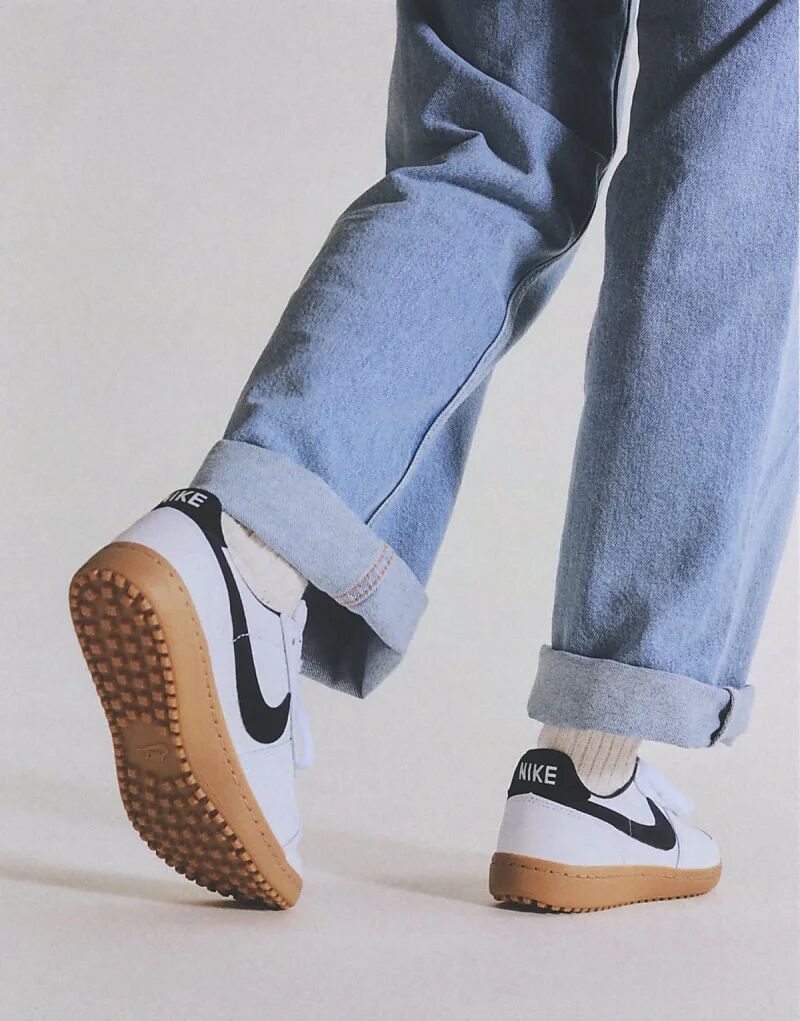 Кроссовки Field General белого и светло-коричневого цвета Nike — фото 3