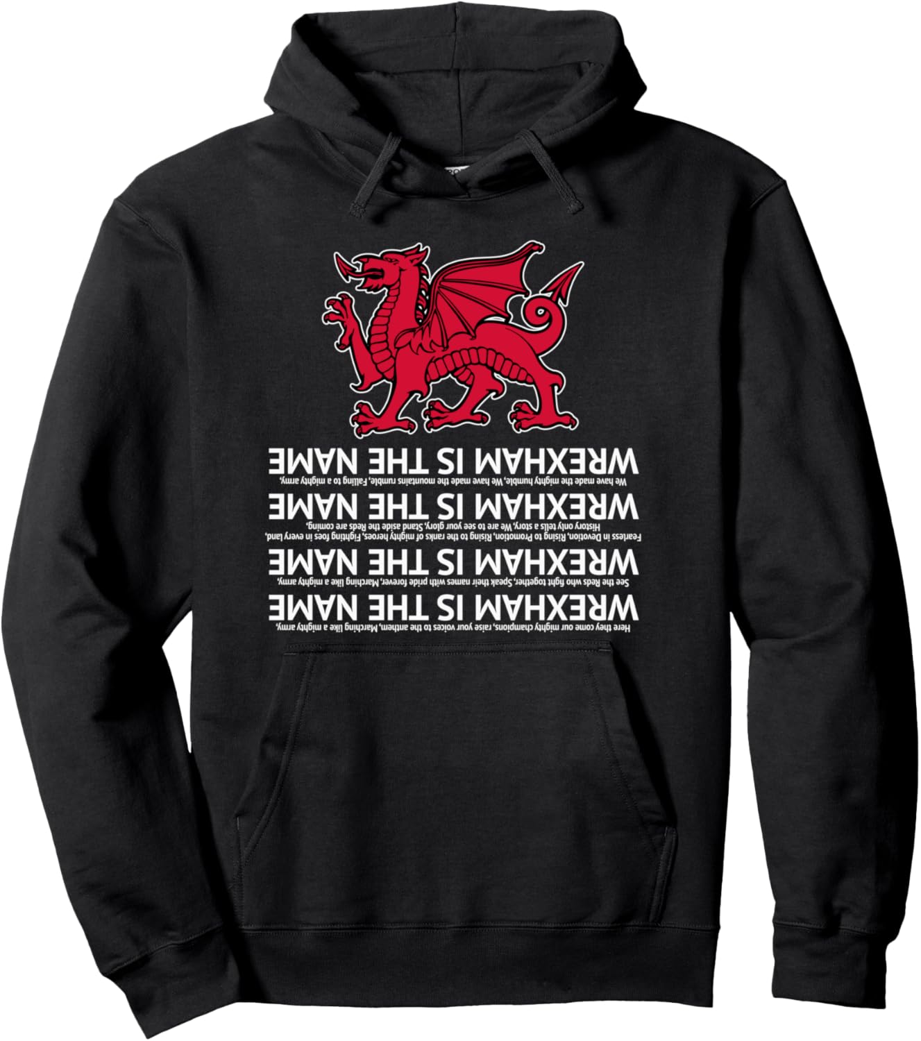 

Худи с надписью «Rexham is the name», черный Utopia Sport Wrexham Shop