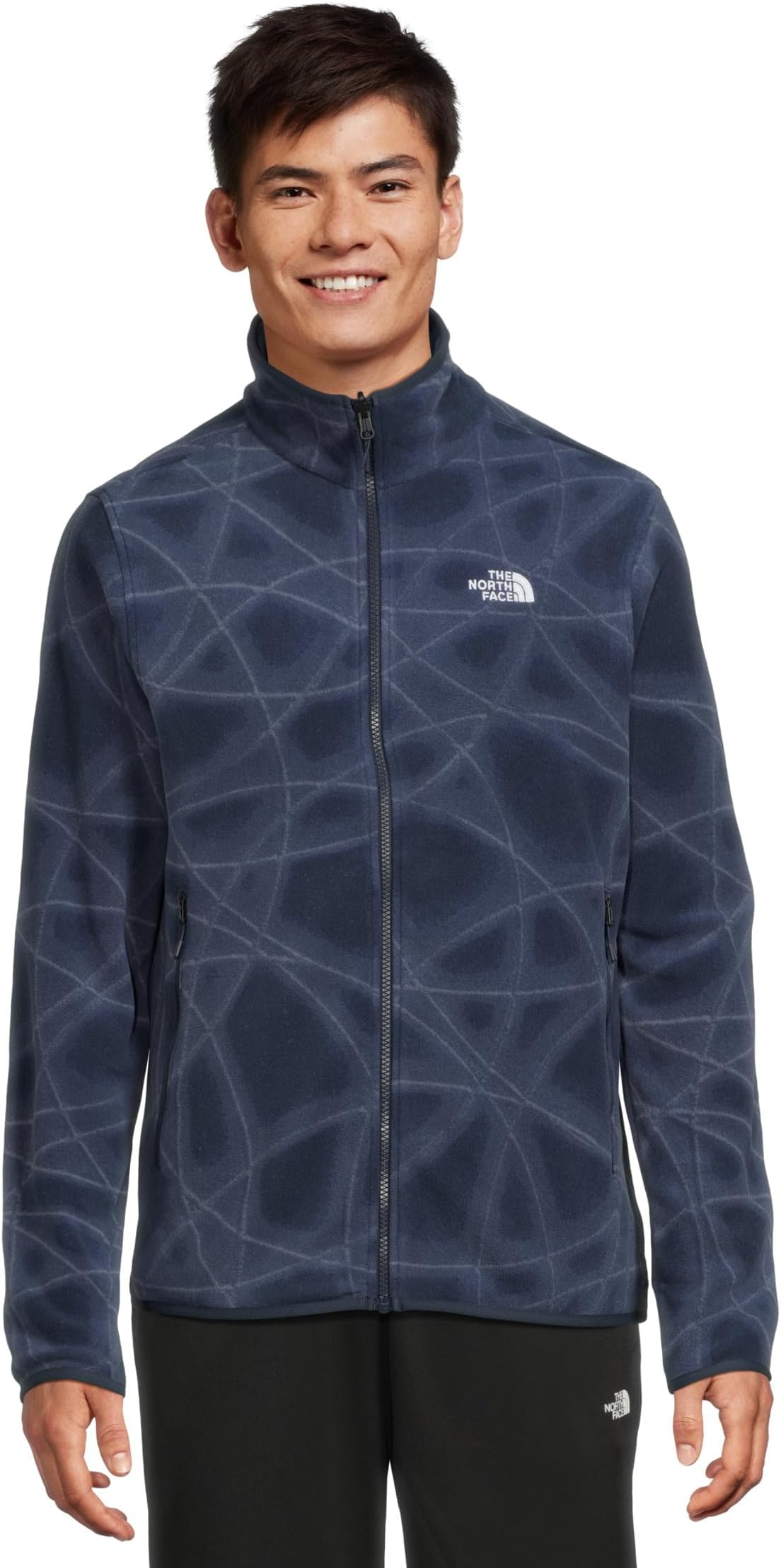 

Мужская флисовая куртка Glacier с принтом The North Face, Summit Navy Sun Halo