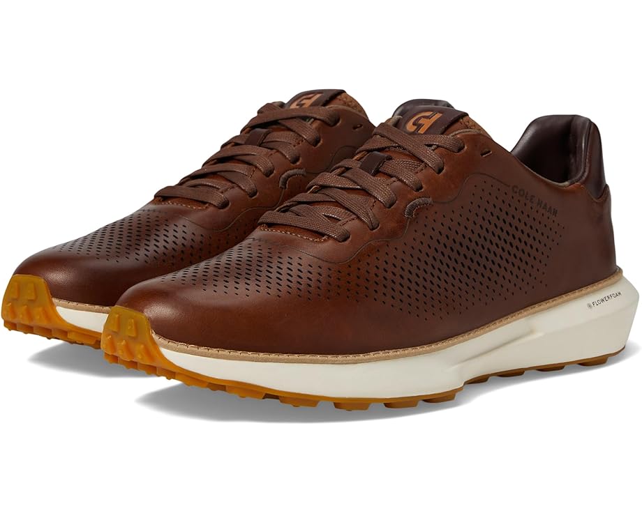 

Кроссовки Cole Haan Grandpro Ashland Laser Perf Sneakers, цвет British Tan/Madeira/Ivory