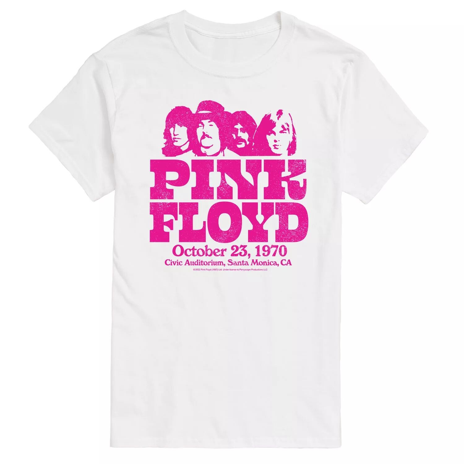 

Футболка Big & Tall Pink Floyd 1970 Licensed Character
