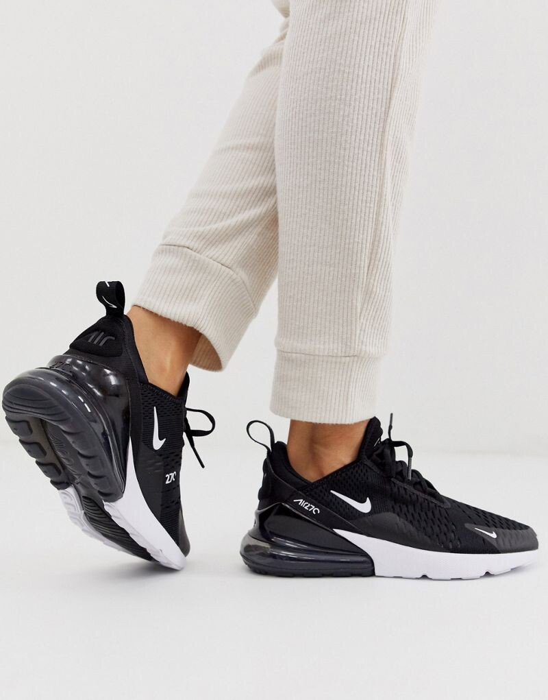 

Черные кроссовки Nike Air Max 270, Черный, Черные кроссовки Nike Air Max 270
