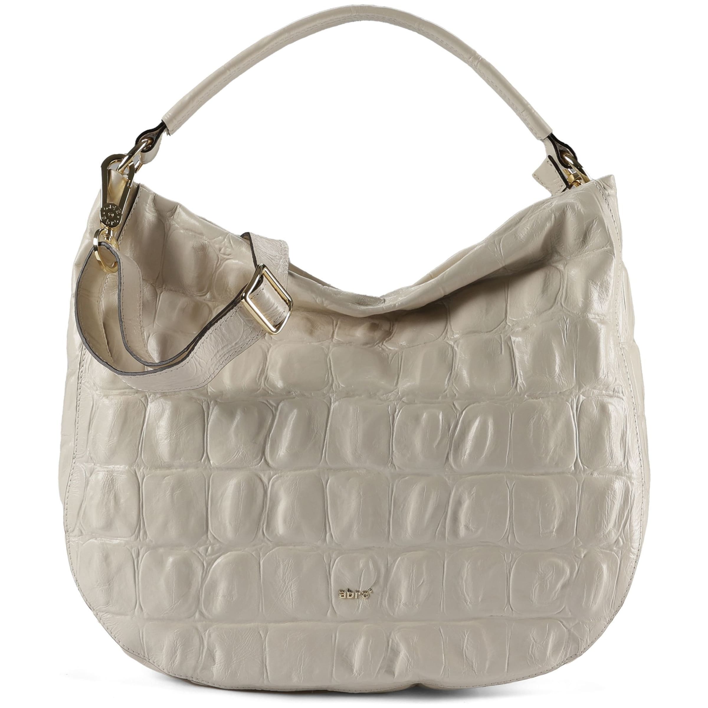 

ABRO Плечевая сумка 'Mia' в цвете Pearl White