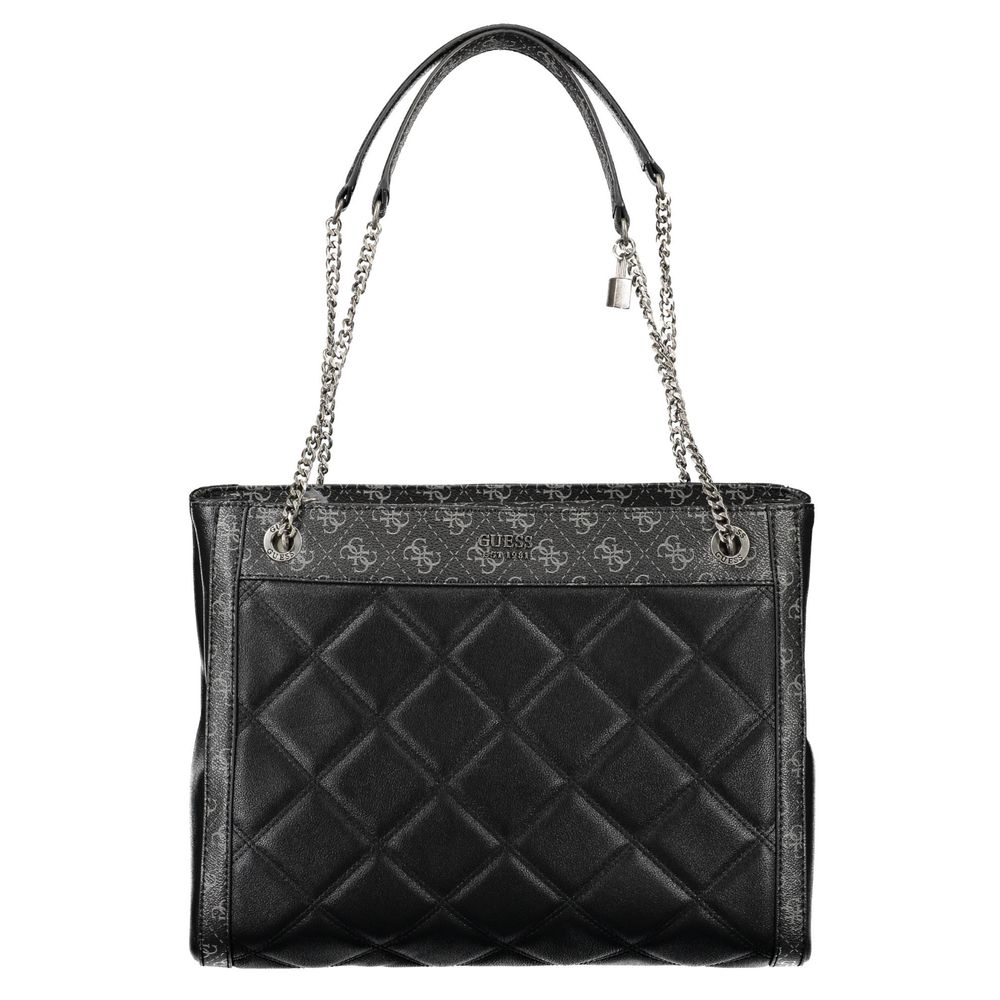 

Черная полиэтиленовая женская сумка Guess Shoes