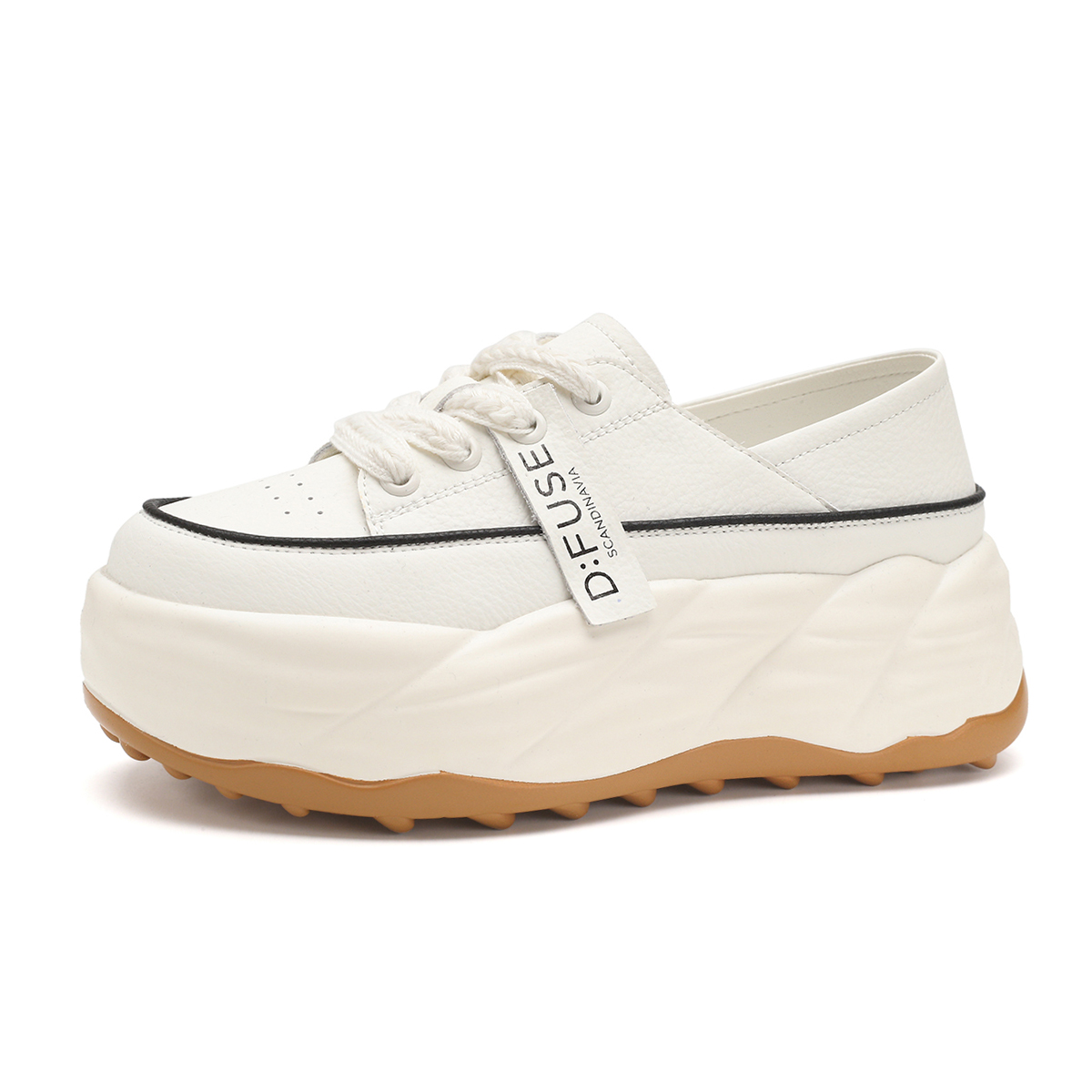 

Кроссовки D:FUSE SCANDINAVIA Lifestyle Shoes Women's Low-top, цвет Apricot (breathable)