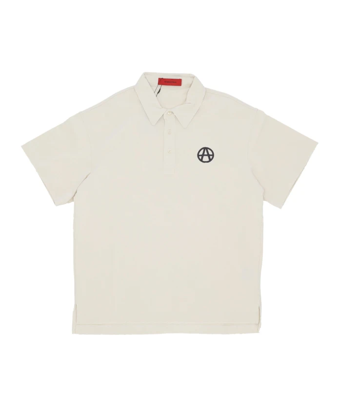 

Футболка-Поло с коротким рукавом, бежевая Acupuncture, бежевый