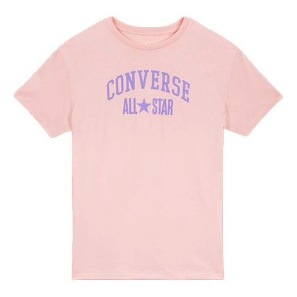 

Футболка sport graphic t-shirt 'pink blue' Converse, розовый
